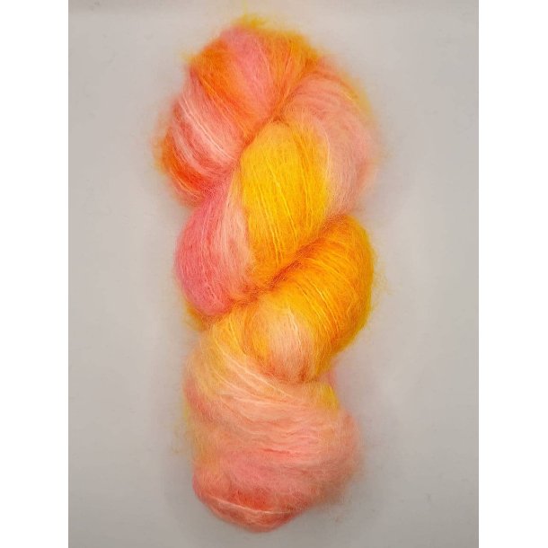 Handdyed - Tyk Mohair Fv. 65 Multi