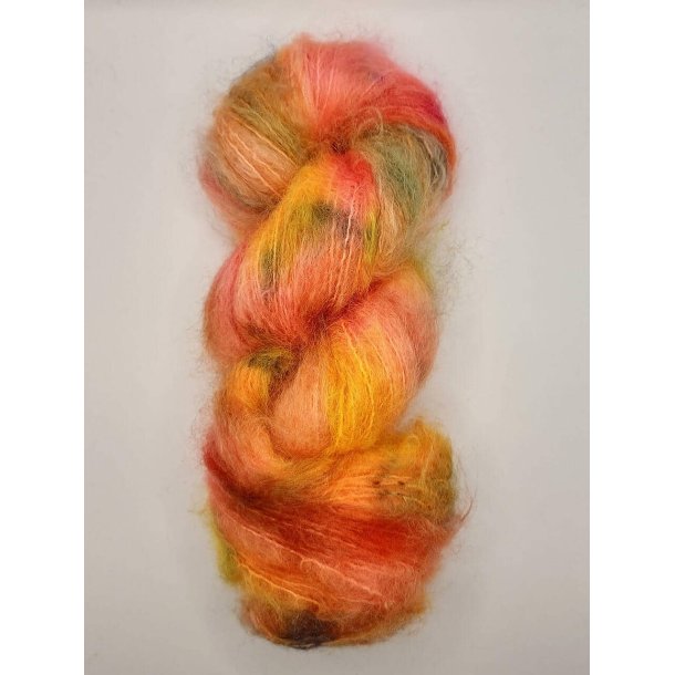 Handdyed - Tyk Mohair Fv. 90 Multi