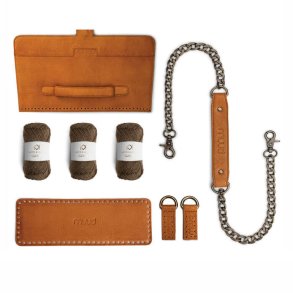 Muud - Haumea DIY Taske - Fv. RICH BROWN M/Bronze Garn