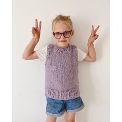 Petiteknit - Holiday Slipover Junior - Enkeltopskrift