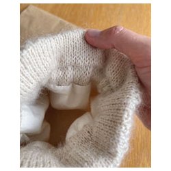 Petiteknit - For til Taske med rund bund - � 48 cm. Natur