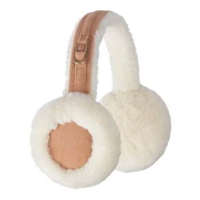 Simone Earmuff | 100 % Lammeskind - Beige/Chestnut
