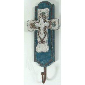 Rustik Knage i tr� m/kors Bl�