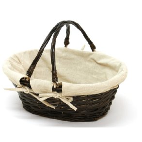 Gavekurv. Model: VIP Brun Oval Small