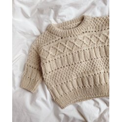 PetiteKnit - Ingrid Sweater Baby - Enkeltopskrift
