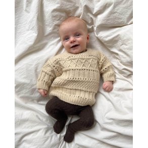 PetiteKnit - Ingrid Sweater Baby - Enkeltopskrift
