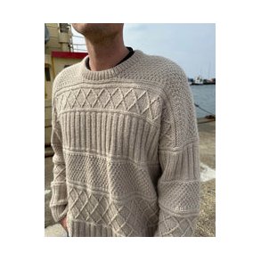 Petiteknit - Ingrid Sweater Man - Enkeltopskrift