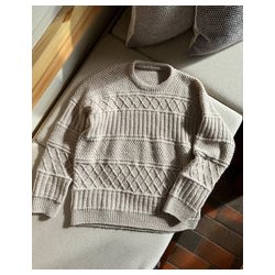 Petiteknit - Ingrid Sweater Man - Enkeltopskrift
