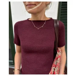 Petiteknit - Ivy Tee - Enkeltopskrift