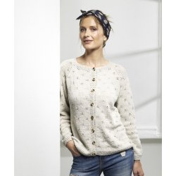 Jeans Butterfly Cardigan - Cewec - Enkeltopskrift nr 4901
