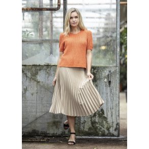 T-Shirt med puf-rme i Jeans - Cewec - Enkeltopskrift nr 4910