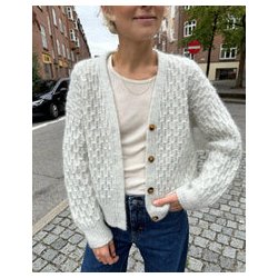 Petiteknit - Jenny Jacket V-Neck - Enkeltopskrift