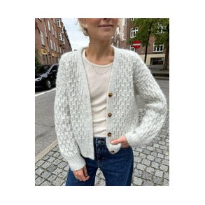 Petiteknit - Jenny Jacket V-Neck - Enkeltopskrift