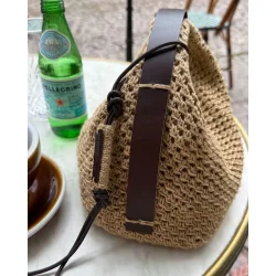 Petiteknit - Rem i lder til Juno Bag