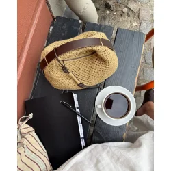 Petiteknit - Rem i lder til Juno Bag