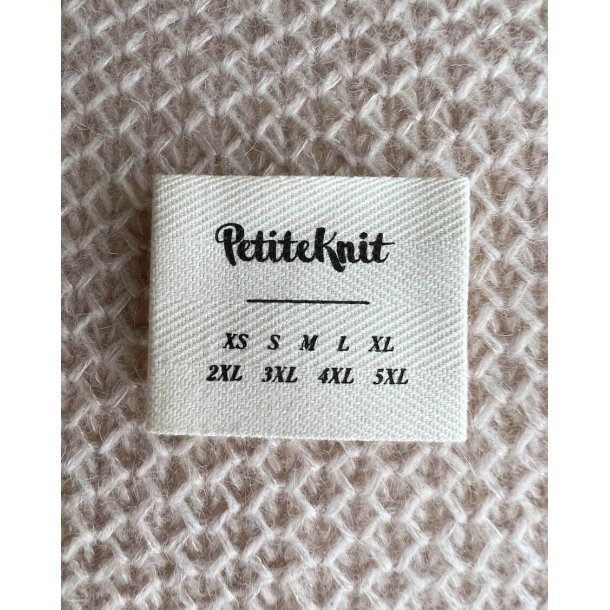 Petiteknit - Label med strrelser - 1 Stk