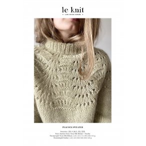 Le Knit by Lene H. Samse - Peacock Sweater