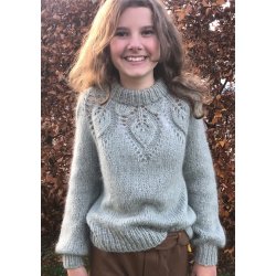 Le Knit Chunky Dahlia Junior . Sandnes Enkeltopskrift