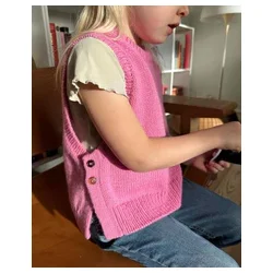 Petiteknit - Lulu Slipover Junior - Enkeltopskrift