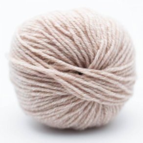 Kremke - 2-Tone Eco Cashmere Farve 61225 Natur Merglet