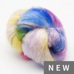 Kid Silk Gradient H�ndfarvet Nr. 62 Jambulani