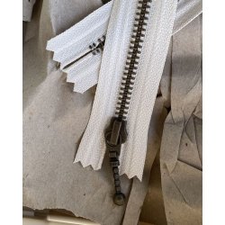 YKK Lynls 6mm Antik Messing 20 / 35 / 45 cm Mandel