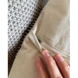 Petiteknit - Bagbekldning til pude - 40 x 60 cm