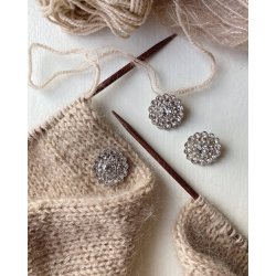 Blingknapper - 3 Stk Petiteknit
