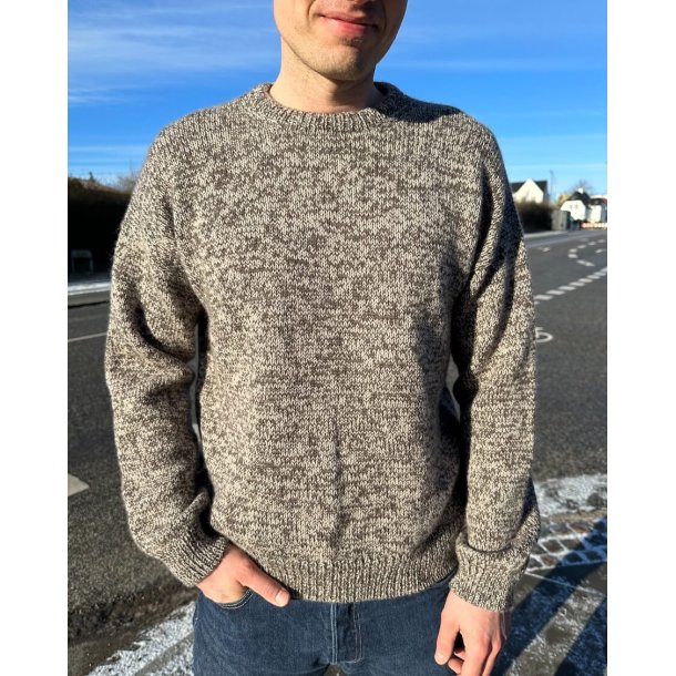 Petiteknit - Melange Sweater Man - Enkeltopskrift