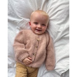 Petiteknit - Novice Cardigan Mini - Mohair Edition - Enkeltopskrift