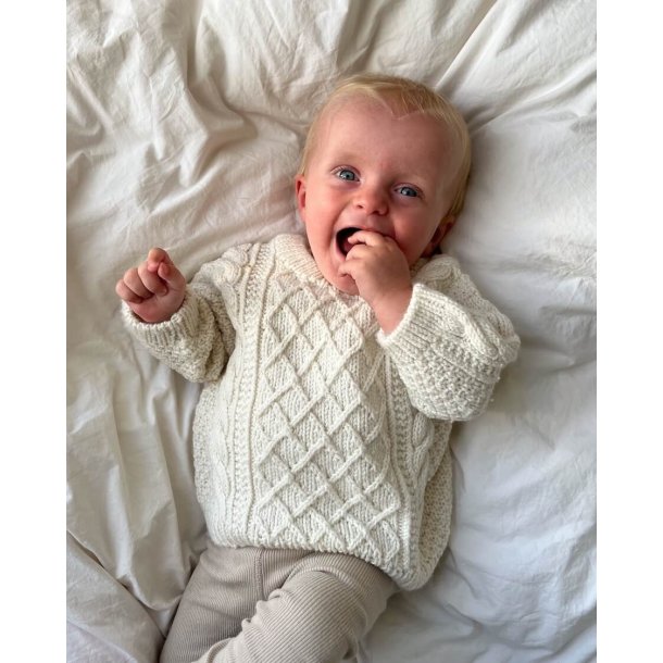 Petiteknit - Moby Sweater Baby . Enkeltopskrift