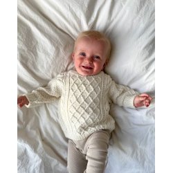 Petiteknit - Moby Sweater Baby . Enkeltopskrift