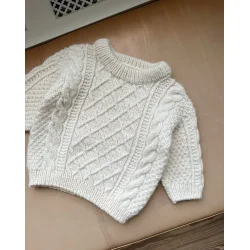 Petiteknit - Moby Sweater Baby . Enkeltopskrift