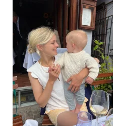 Petiteknit - Moby Sweater Baby . Enkeltopskrift