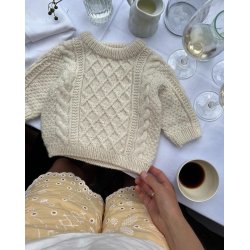 Petiteknit - Moby Sweater Baby . Enkeltopskrift