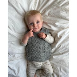 PetiteKnit - Moby Slipover Baby - Enkeltopskrift