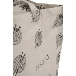 Muud - Smuk Mulepose/Shopper i genanvendt bomuld - Model Knit