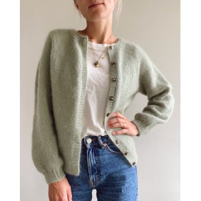 PetiteKnit - Novice Cardigan Mohair Edition - Enkeltopskrift