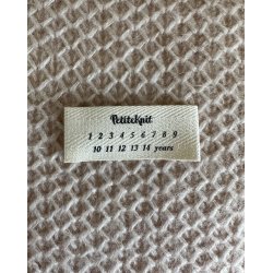 Petiteknit - Label Til Brnestrrelser - 1 Stk