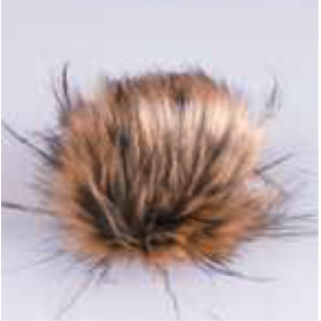 Mayflower PomPon Poly.Fv.  Brun/Beige/Sort Nr 25