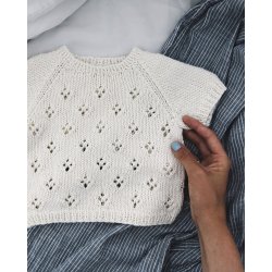 PetiteKnit - Rigmors Sommerbluse - Enkeltopskrift