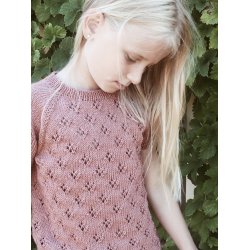 Petiteknit - Rigmors Sommerbluse Junior - Enkeltopskrift