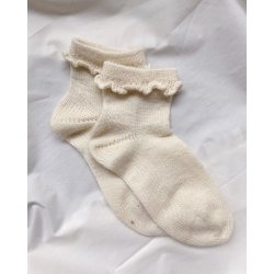 Petiteknit - Ruffle Socks - Enkeltopskrift
