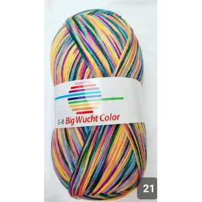 G-B Garn - Big Wucht Color Fv. 21 Multi