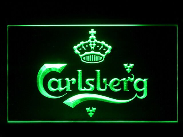 Carlsberg LED Neon - METAL SKILTE - ALLE SKILTE SAMLET - Barskilte.dk - udstyr til hjemmebaren