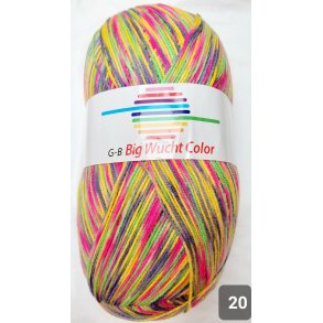 G-B Garn - Big Wucht Color Fv. 20 Multi