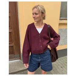 Petiteknit - Scarlet Cardigan - Enkeltopskrift