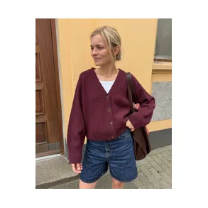 Petiteknit - Scarlet Cardigan - Enkeltopskrift