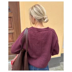 Petiteknit - Scarlet Cardigan - Enkeltopskrift