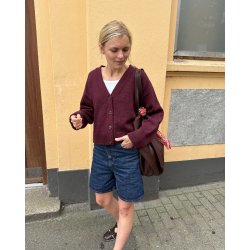 Petiteknit - Scarlet Cardigan - Enkeltopskrift
